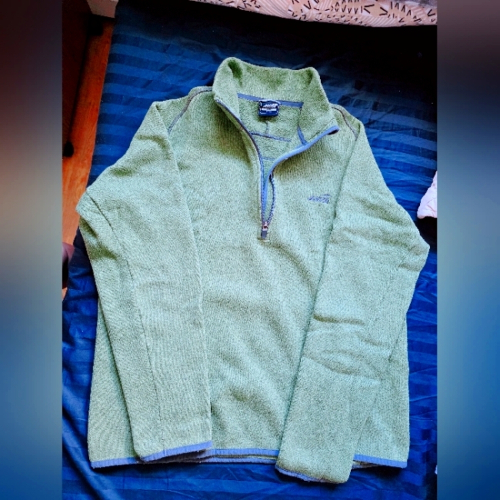 Avia Men's Olive Zip-Up Sweater